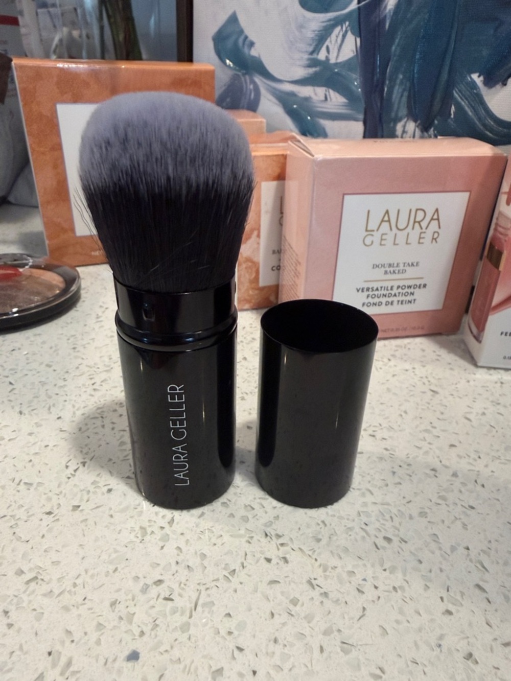 *NEW*Laura Geller* Retractable Kabuki Brush